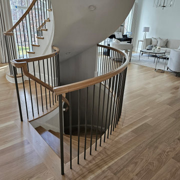 Project #116 | Elegant Curved Staircase