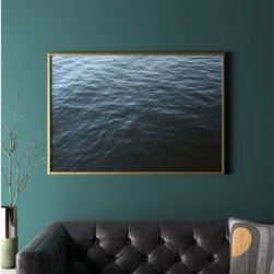water with gold frame/no mat 41.5"x28.25" | CB2 - Fine Art Prints