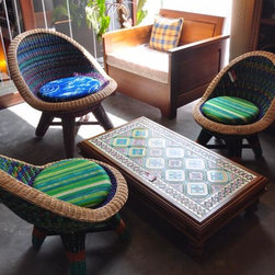 Sumo Textile Cane Furniture - Armchairs And Accent Chairs
