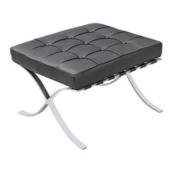 Pavilion Ottoman | Black - Footstools And Ottomans