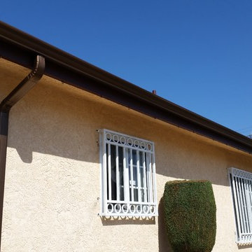 5 inch K-Style Gutters in Rustic Copper Aluminum, South Los Angeles