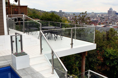 Outdoor City Living Glass Railing