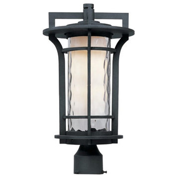Maxim Oakville 1-Light Outdoor Pole/Post Lantern 30480WGBO - Black Oxide