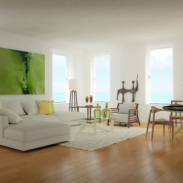 California Oceanfront Living Room