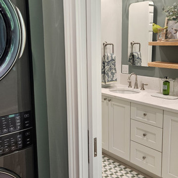 Nature -Inspired Bathroom and Laundry
