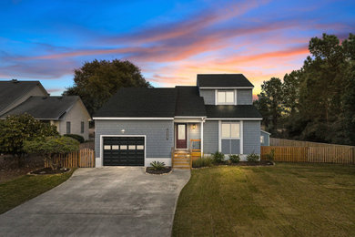 Inspiration for a coastal exterior home remodel in Other