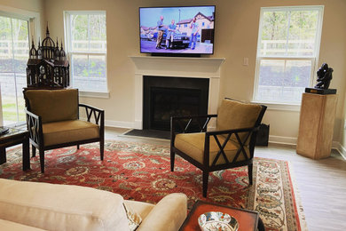 Living room - living room idea in Richmond