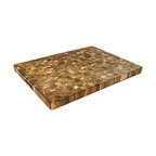 Teakhaus 332 End Grain Board with Handles 24 x 18 x 1.5