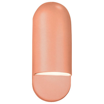 Ambiance Small Capsule Wall Sconce (Outdoor), Gloss Blush, E26