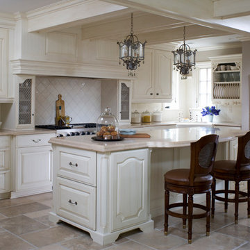 Transitional French Kitchen