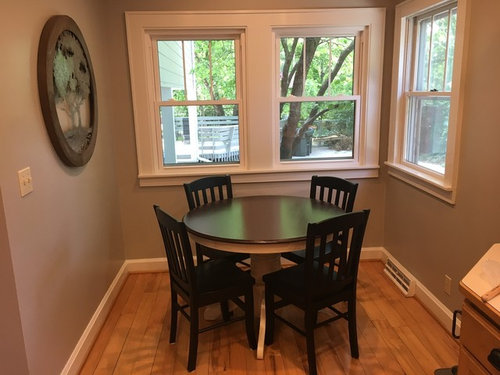 Kitchen remodel without painting cabinets