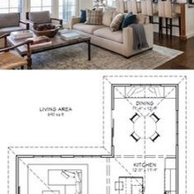 Kitchen - Dining - Living Room