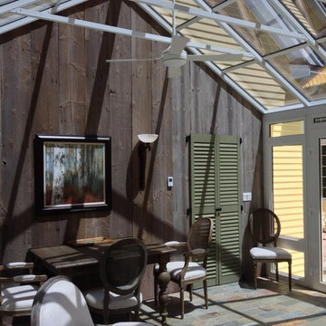 Rustic outdoorsy ambiance