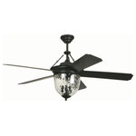 Litex - Litex KM52ABZ5LR Knightsbridge - 52" Ceiling Fan with Light Kit - Litex Industries - KM52ABZ5LR Knightsbridge 52" LEKnightsbridge 52" Ce Aged Bronze Aged BroUL: Suitable for damp locations Energy Star Qualified: n/a ADA Certified: n/a  *Number of Lights: Lamp: 3-*Wattage:6.5w Medium Base LED bulb(s) *Bulb Included:Yes *Bulb Type:Medium Base LED *Finish Type:Aged Bronze