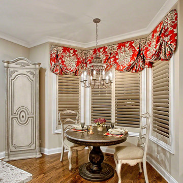 Country French Kitchen Eating Area