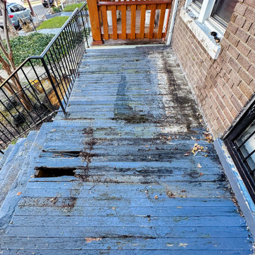 Beautifying an old porch