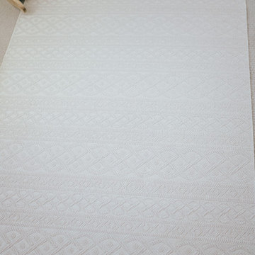 Orian Rugs Jersey Home Organic Cable Ivory Area Rug