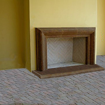 Cast Stone Fireplace Mantel Surround