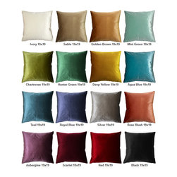Corona Velvet Pillow 16x16, 19x19 - Products