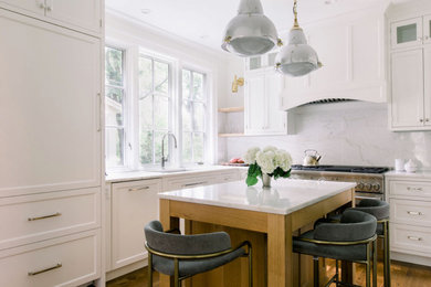 Inspiration for a transitional kitchen remodel in Chicago