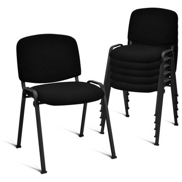 Costway Set of 5 Conference Chair Elegant Design Office Waiting Room Reception