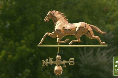 Copper Horse Weathervane - Free shipping