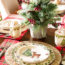 Winter Wonder Tablescape - Dinnerware