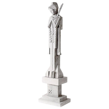 Frank Lloyd Wright Sprite Sceptre Sculpture with Pedestal
