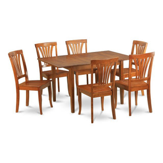 East West Furniture Celina Rectangular Wood Dining Table in Jacobean Brown