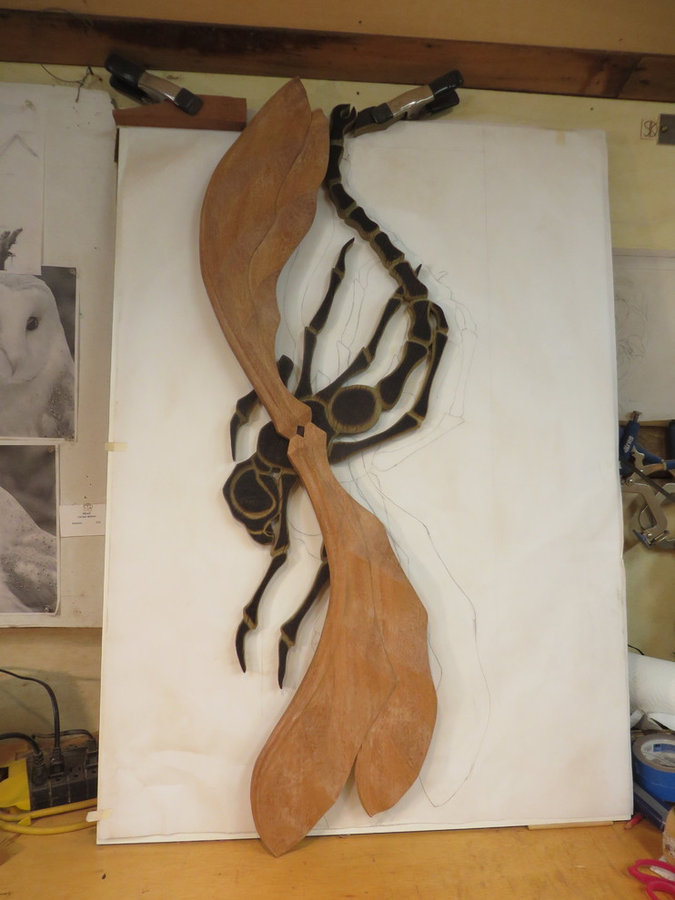 Creating A DragonFly: Carving Complete