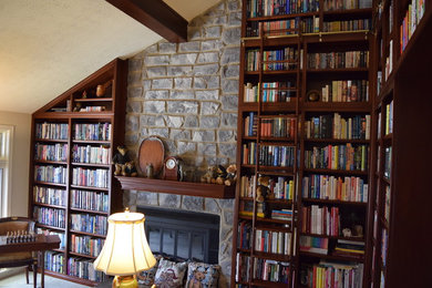 Home Library with Ladder System
