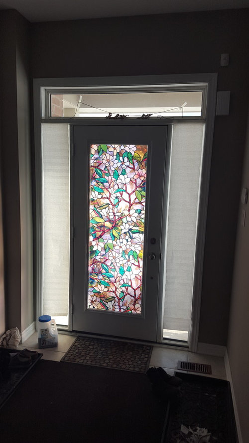 How should I cover my sidelight windows?