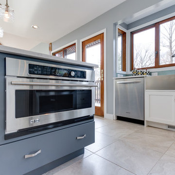 Modern White Kitchen Remodel Arnold, MD