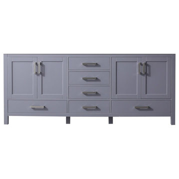 Jacques 80" Dark Grey Vanity Cabinet Only