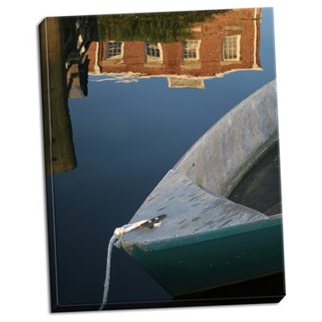 Fine Art Photograph, Boat Bow II, Hand-Stretched Canvas