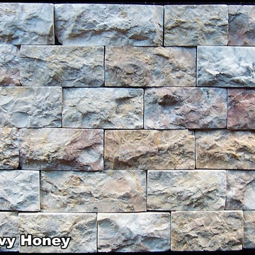 Ledge Stone - Wavy Honey 12" x 24" Mesh