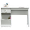 Sauder Pogo Desk in Soft White Finish