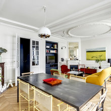 Houzzbesuch: Pariser Altbauwohnung wird modernes Midcentury-Juwel