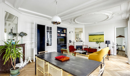 Houzzbesuch: Pariser Altbauwohnung wird modernes Midcentury-Juwel