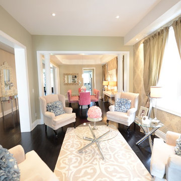 Dollhouse Collection {Foyer, Home Office, Living, Dining & Powder Room}