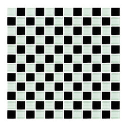 Glass Mosaic | Black and White Checkered - Products