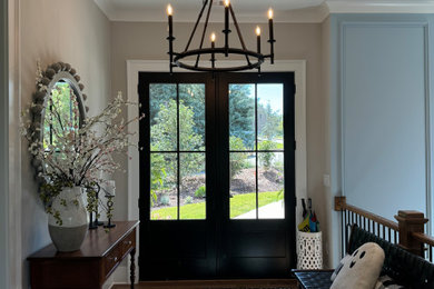 Arts and crafts entryway photo in Atlanta