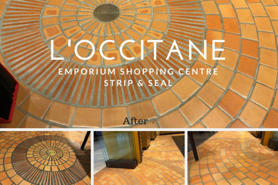 Tile and Grout Clean for L'Occitane Stores in Melbourne CBD