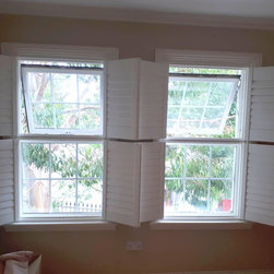 Tier on tier shutters and caf&eacute; style shutters installed in Drumcondra, Dublin 7. - Products