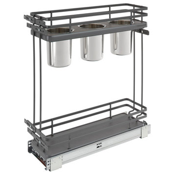 Two-Tier Utensil Pull Out Organizers With Soft Close