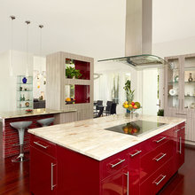 Kitchen Island with Induction Cooktop