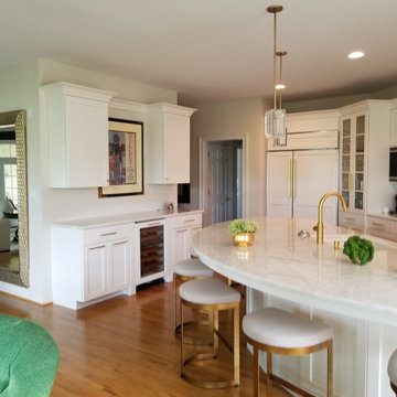 Kitchen, Great Room and Master Bath - Cristallo Quartzite Tops