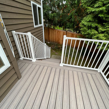 Railing, stairs and deck renovation in Mukilteo, WA