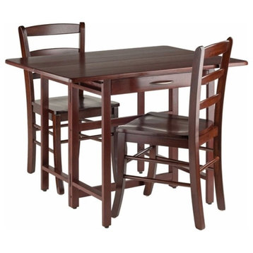 Ergode Taylor 3-Pc Set, Drop Leaf Table & 2 Ladder Back Chairs