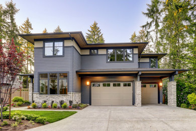 Example of an exterior home design in Other